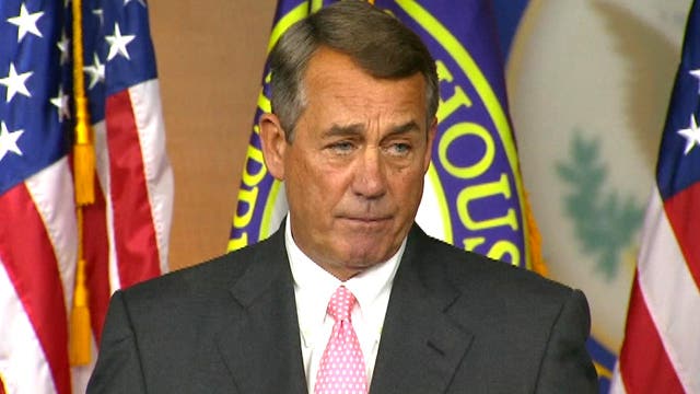 Boehner: Stepping down to avoid prolonged leadership turmoil