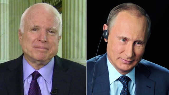 Sen Mccain Putin Has Outplayed Us On Air Videos Fox News