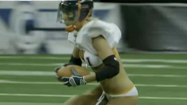 Female football players debut in new show 'Pretty. Strong.'