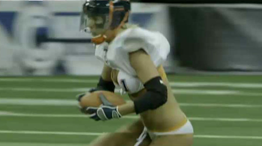Female football players debut in new show 'Pretty. Strong.'