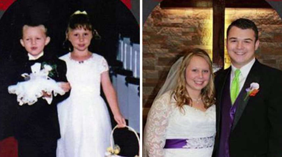 Ring bearer and flower girl wed two decades later