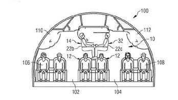 Airbus files patent for split-level passenger seat design