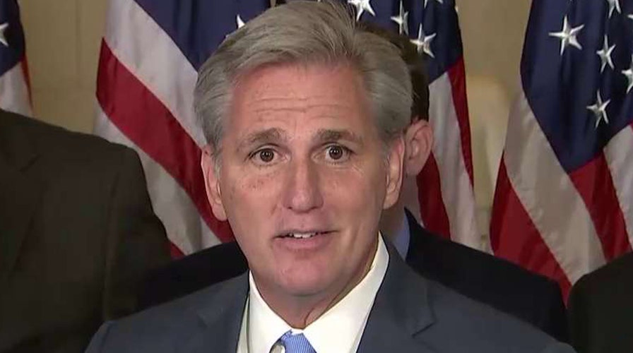 Kevin McCarthy: 'It's best that we have a new face'
