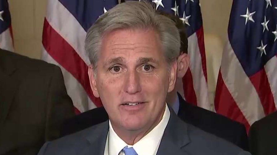 Kevin McCarthy: 'It's best that we have a new face'