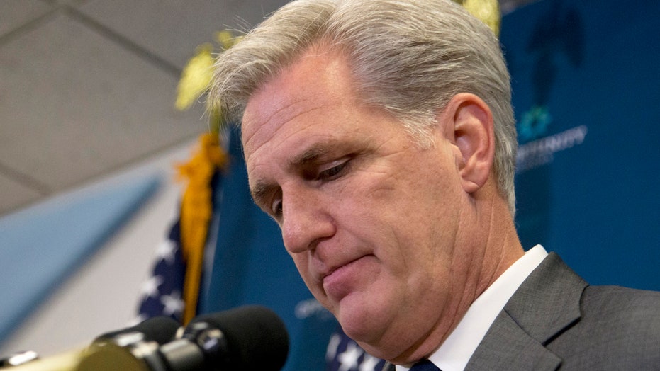 Kevin McCarthy drops out of race for House speaker