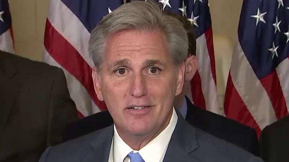 Kevin McCarthy: 'It's best that we have a new face'