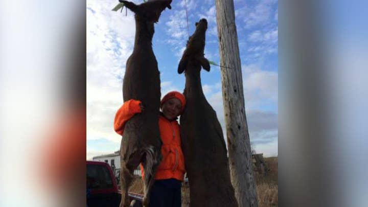 10-yr-old hunter bags two deer on first trip