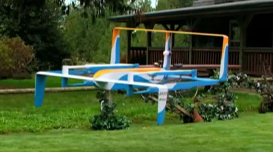 Amazon shows off Prime Air drone prototypes