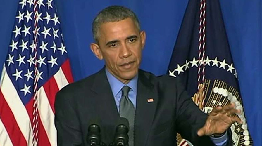 President Obama defends ISIS strategy, global climate deal