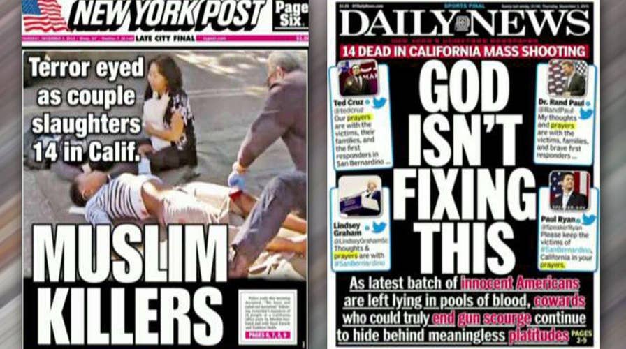Tabloids point fingers following San Bernardino attack