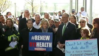 9 year-old, lawmakers rally in New York for 9/11 1st responder benefits