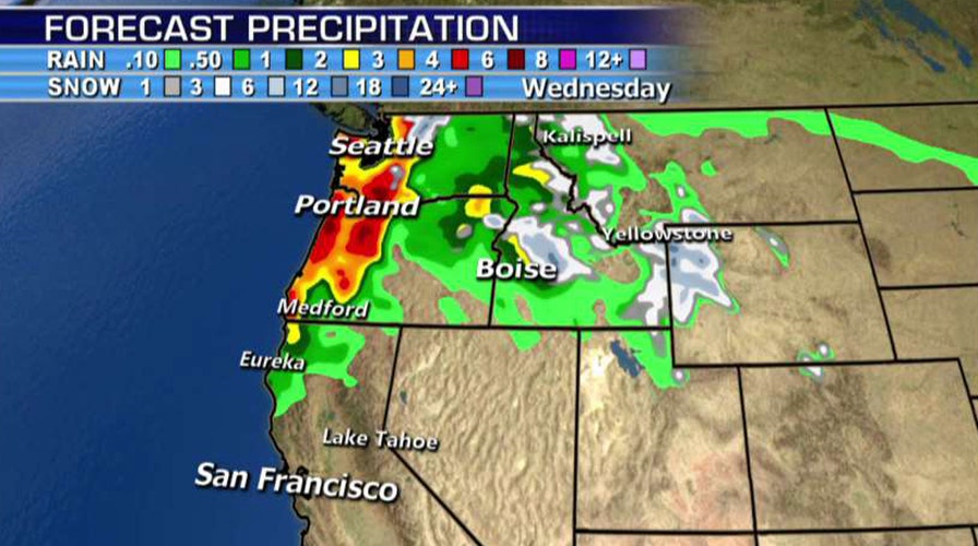 National forecast for Monday, December 7