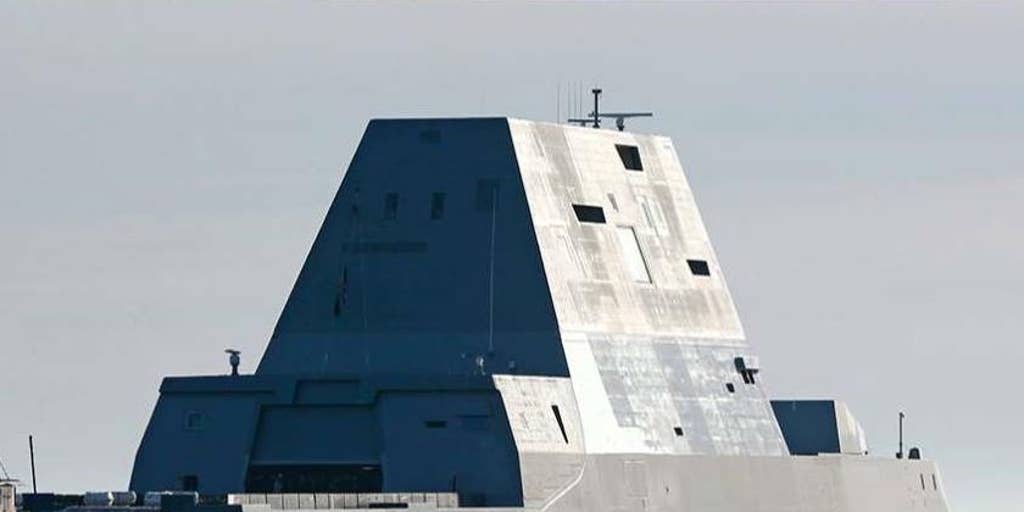 Largest Destroyer Ever Built For US Navy Heads Out To Sea | Fox News Video