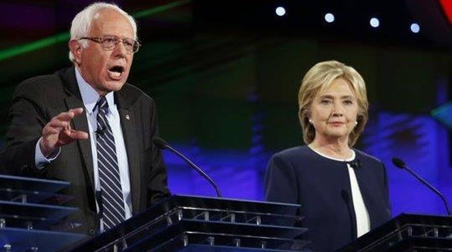 Democratic candidates warily watch GOP infighting