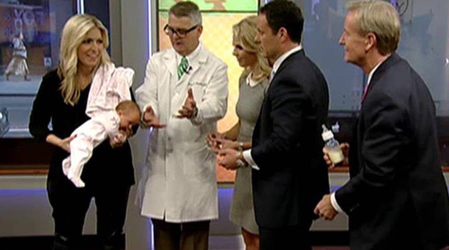 Kimberly's OMT: Ainsley learns a baby-calming trick