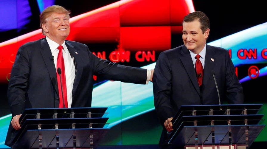 Not taking the bait: Trump, Cruz cordial during debate