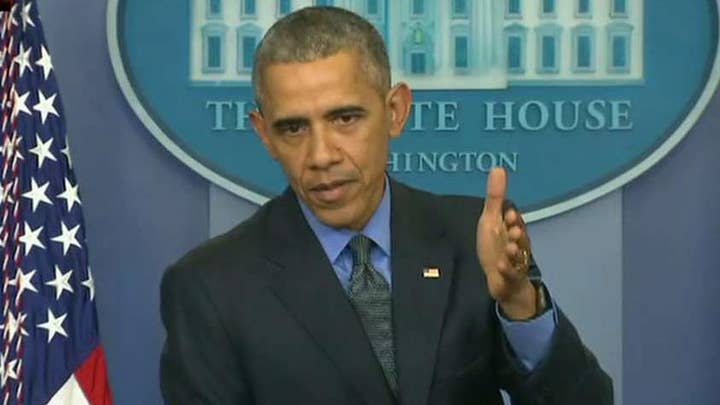 President Obama gives end of year press conference
