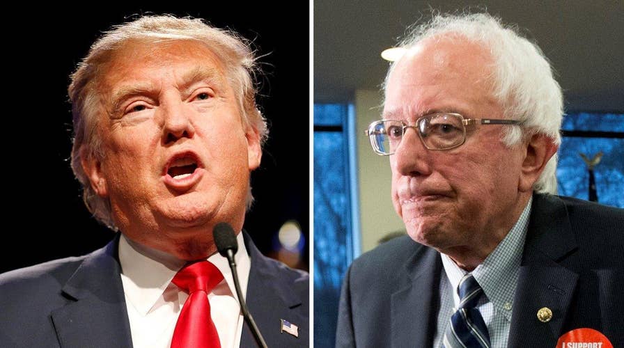 Media give Trump blanket coverage, largely ignore Sanders?