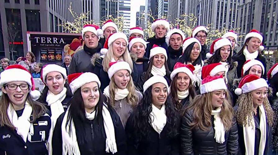 'Fox & Friends' surprised by high school carolers