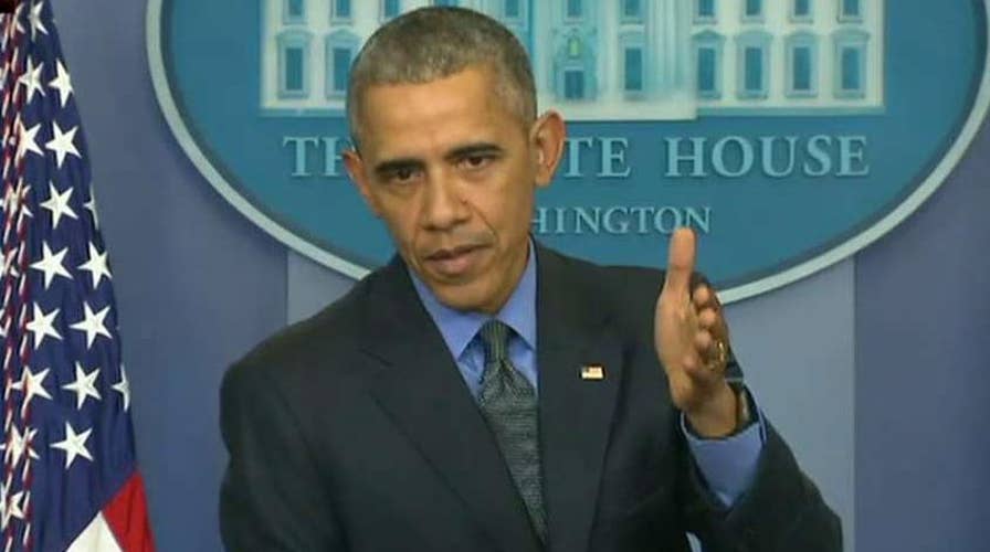 President Obama gives end of year press conference