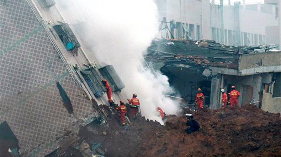 27 people missing after landslide in China