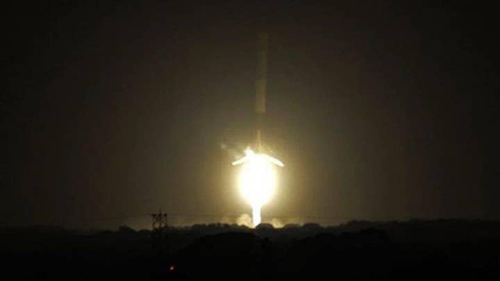 Space X successfully lands rocket back on land