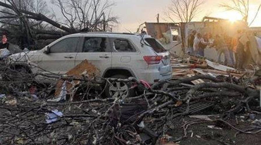 Strong storms and tornadoes slam the Southeast