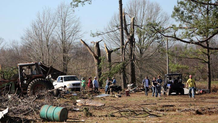 Deadly tornadoes rip through the South