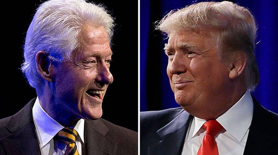 Donald Trump versus Bill Clinton