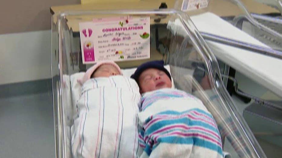 San Diego hospital's last baby of 2015 and first baby of 2016 are twins