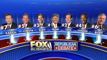 GOP candidate lineup announced for Fox Business Network debate