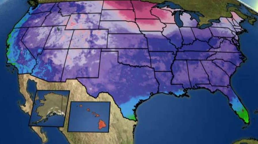 National forecast for Tuesday, January 12