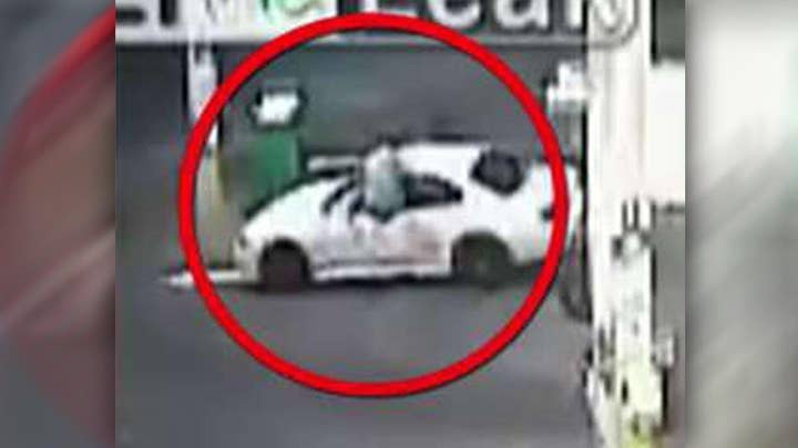 Owner uses ninja-like moves to stop car thief 
