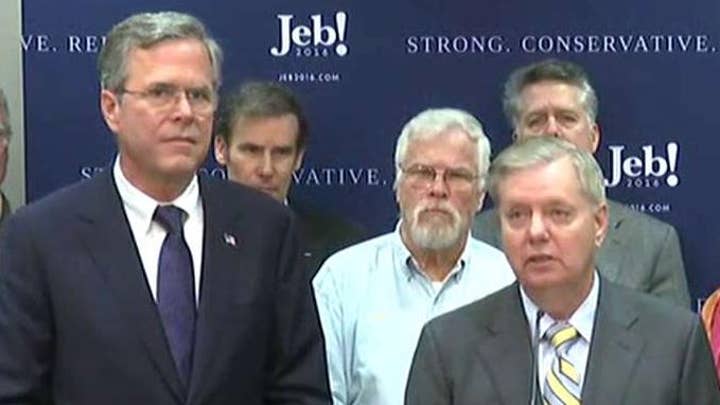 Lindsey Graham endorses Jeb Bush for president