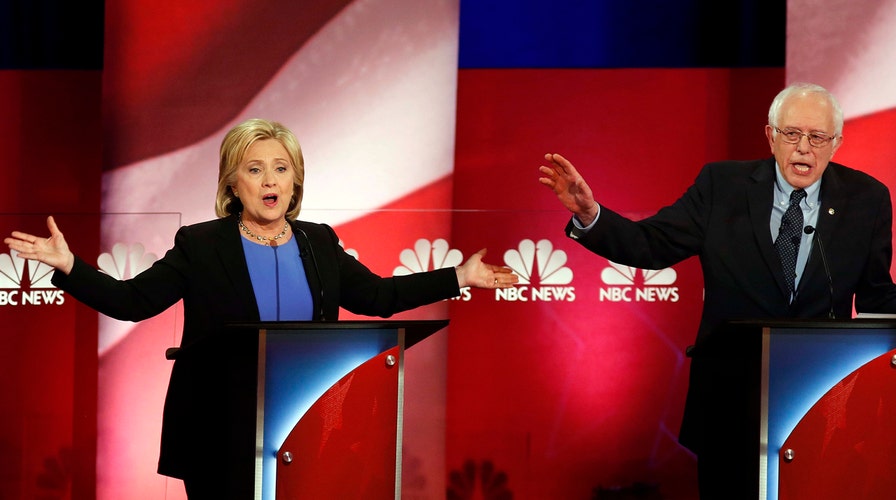 Candidates clash over healthcare, guns, in Democratic debate