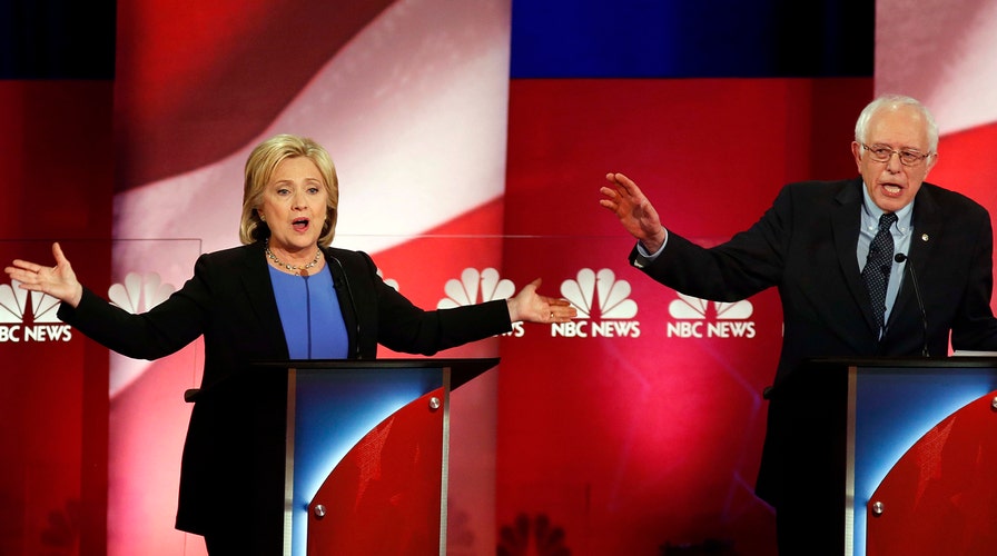 Candidates clash over healthcare, guns, in Democratic debate