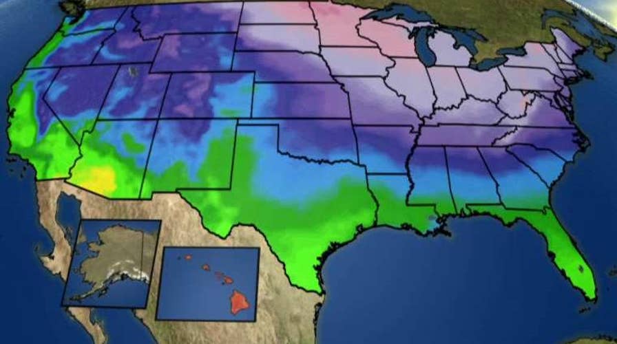 National forecast for Monday, January 18