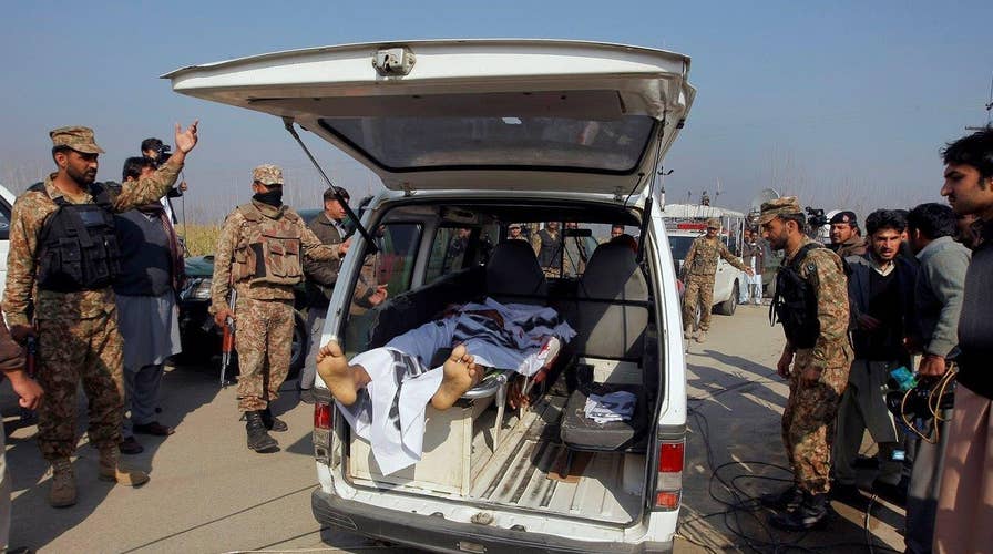 At least 20 dead in attack on Pakistan university