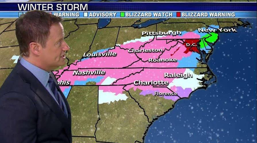 East Coast states brace for winter storm