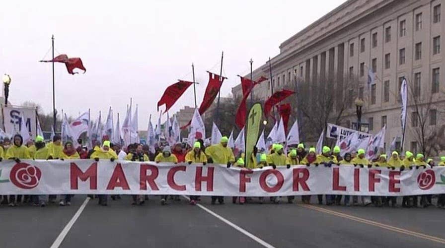 Pro-life advocates brave harsh forecast for March for Life