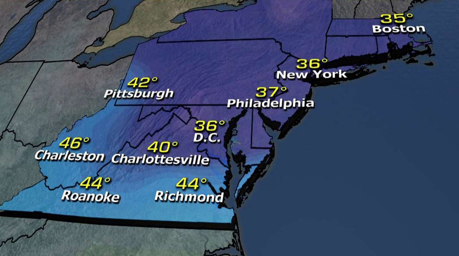 National forecast for Monday, January 25