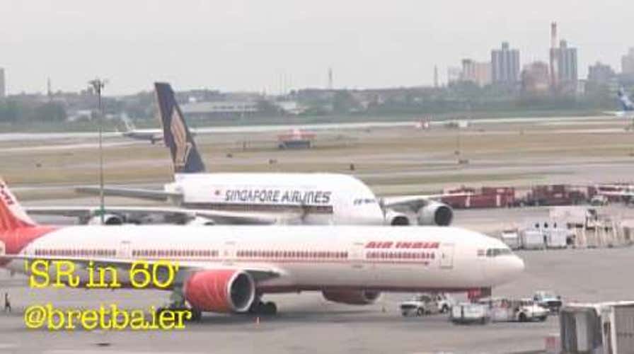 Passengers exit JFK without going through customs