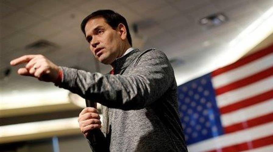 Rubio tries to capitalize on 'Marco-mentum' in Iowa