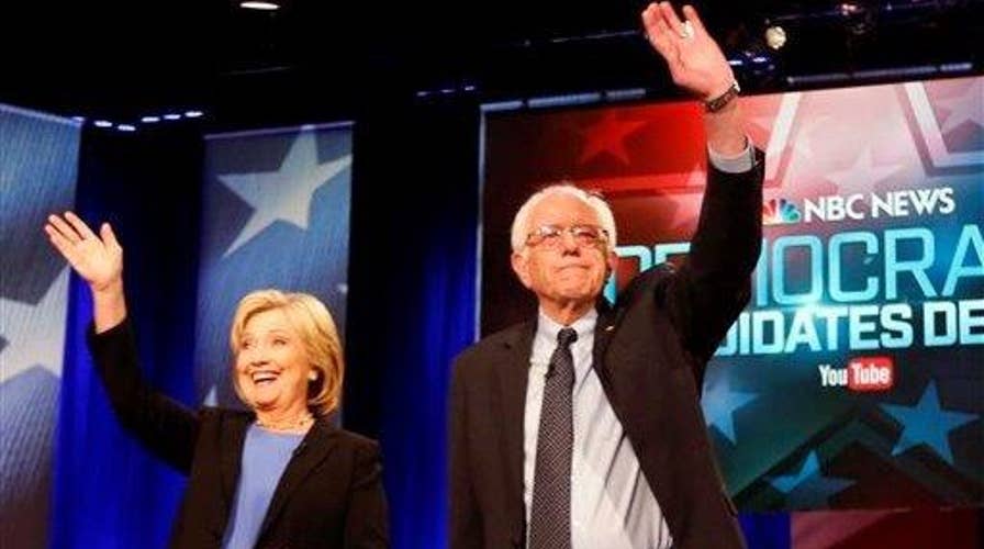 Bernie Sanders holds rally with Vampire Weekend