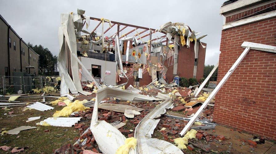 Twisters rip through the South, leave path of destruction