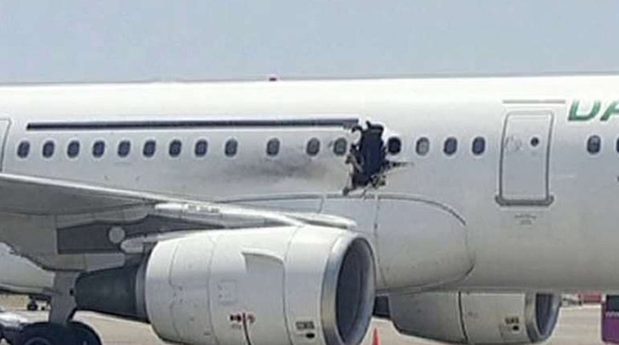 US officials believe bomb caused Somalia plane explosion