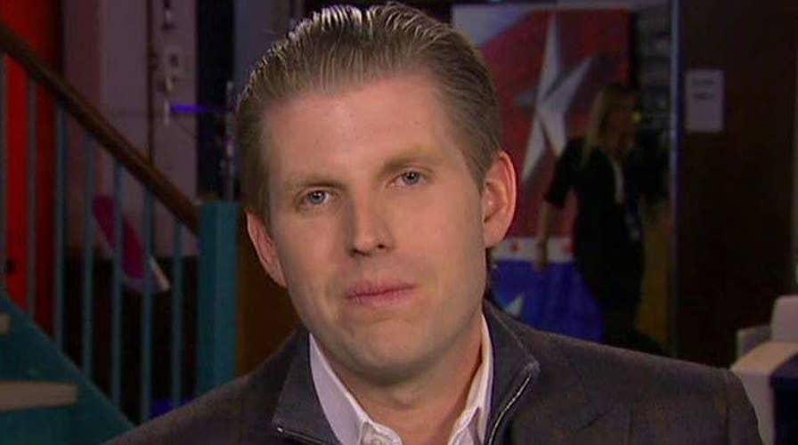 Trump's son: People tired of rehearsed politicians