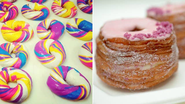 Is the rainbow bagel bigger than the Cronut?
