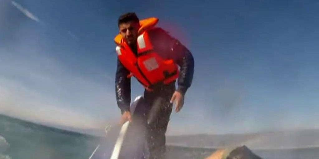 Syrian Refugee Rescued From Sinking Boat Fox News Video 