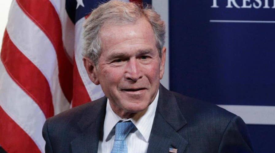 George W. Bush joins brother Jeb on the campaign trail